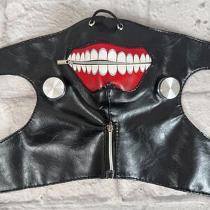 Tokyo Ghoul Kaneki Ken Mouth Half Mask Cosplay Adjustable Anime Costume Piece
